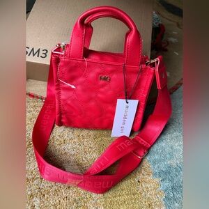 Madden Girl Bold Red Mini Bag( Hearts )
